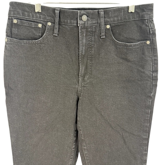 Madewell The Perfect Vintage Flare Jean Sherborn Wash High-Rise Black Denim - Picture 5 of 16